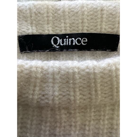 Quince Mongolian Cashmere Crewneck Fisherman Sweater Small - Picture 7 of 9